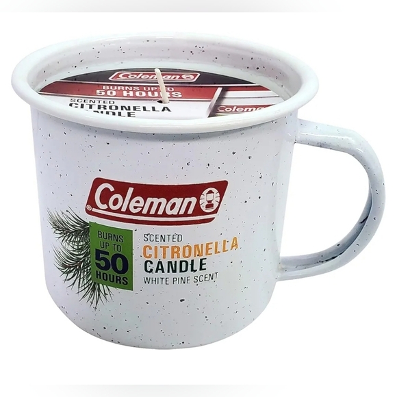 Coleman Citronella Candle in Pine Scent in Decorative Mug - Picture 3 of 4